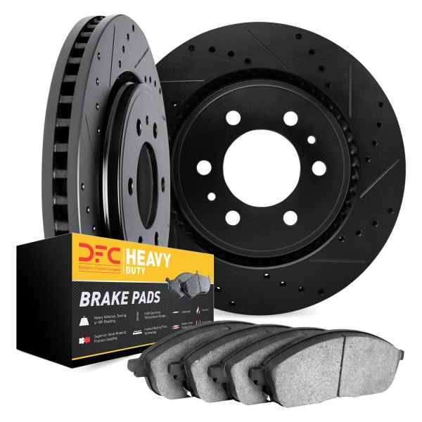 DFC® - Drilled and Slotted Rear Brake Kit with Heavy Duty Brake Pads