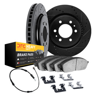 DFC® - Drilled and Slotted Rear Brake Kit with Heavy Duty Brake Pads