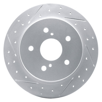 DFC® - Drilled and Slotted Rear Driver Side Brake Rotor