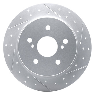 DFC® - Drilled and Slotted Rear Passenger Side Brake Rotor