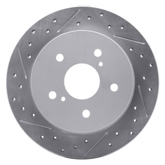 DFC® - Drilled and Slotted Rear Driver Side Brake Rotor