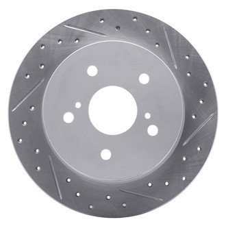 DFC® - Drilled and Slotted Rear Passenger Side Brake Rotor