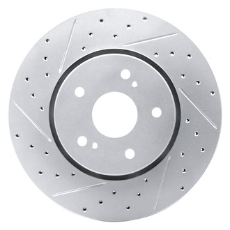 Dynamic Friction Company® - Drilled and Slotted Brake Rotor