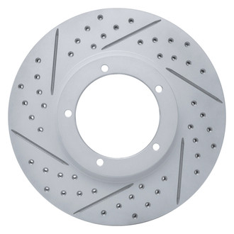 Dynamic Friction Company® - Drilled and Slotted Brake Rotor