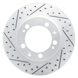 DFC® - Drilled and Slotted Front Driver Side Brake Rotor