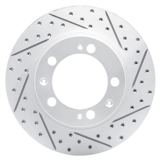 DFC® - Drilled and Slotted Front Passenger Side Brake Rotor