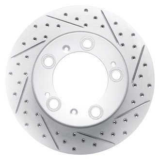 DFC® - Drilled and Slotted Rear Driver Side Brake Rotor