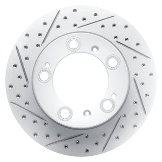 DFC® - Drilled and Slotted Rear Passenger Side Brake Rotor