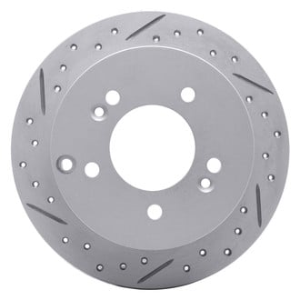 DFC® - Drilled and Slotted Rear Driver Side Brake Rotor