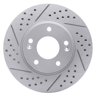 Dynamic Friction Company® - Drilled and Slotted Brake Rotor