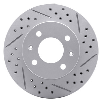 DFC® - Drilled and Slotted Front Passenger Side Brake Rotor