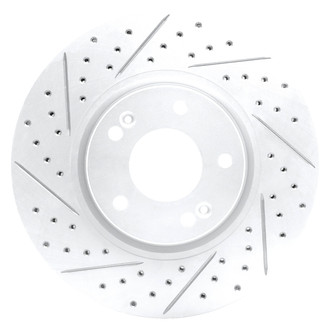 Dynamic Friction Company® - Drilled and Slotted Brake Rotor