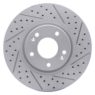 DFC® - Drilled and Slotted Front Passenger Side Brake Rotor