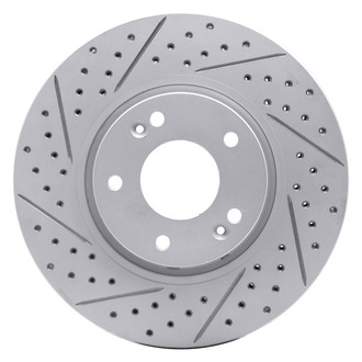 Dynamic Friction Company® - Drilled and Slotted Brake Rotor