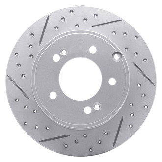 DFC® - Drilled and Slotted Rear Driver Side Brake Rotor