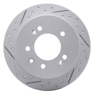 DFC® - Drilled and Slotted Rear Driver Side Brake Rotor