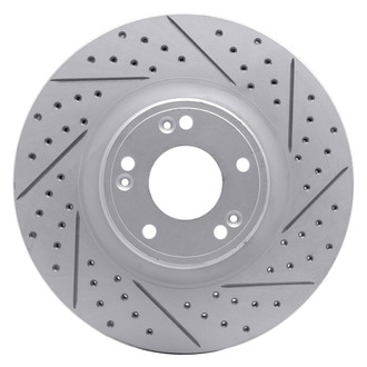 DFC® - Drilled and Slotted Front Passenger Side Brake Rotor