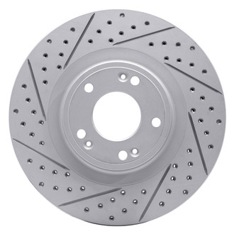 DFC® - Drilled and Slotted Front Driver Side Brake Rotor
