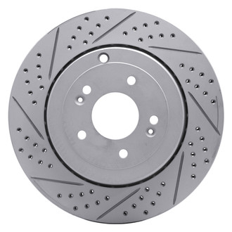 DFC® - Drilled and Slotted Rear Driver Side Brake Rotor