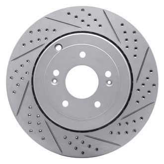 DFC® - Drilled and Slotted Rear Passenger Side Brake Rotor