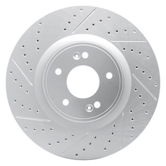 Dynamic Friction Company® - Drilled and Slotted Brake Rotor