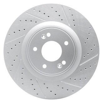 DFC® - Drilled and Slotted Front Passenger Side Brake Rotor
