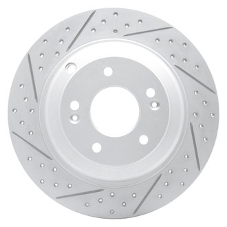 DFC® - Drilled and Slotted Rear Driver Side Brake Rotor
