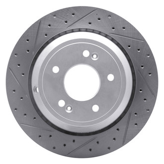 DFC® - Drilled and Slotted Rear Driver Side Brake Rotor