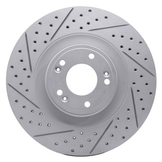 Dynamic Friction Company® - Drilled and Slotted Brake Rotor