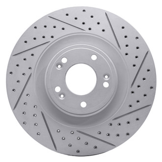 DFC® - Drilled and Slotted Front Passenger Side Brake Rotor