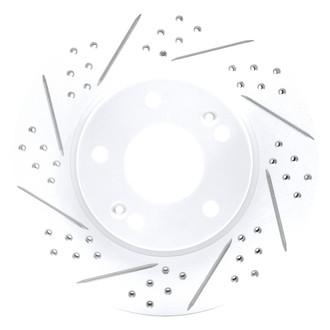 Dynamic Friction Company® - Drilled and Slotted Brake Rotor
