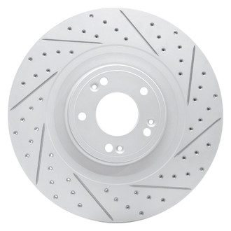 DFC® - Drilled and Slotted Front Passenger Side Brake Rotor