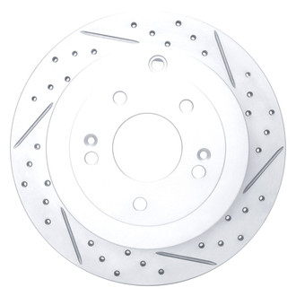 DFC® - Drilled and Slotted Rear Passenger Side Brake Rotor