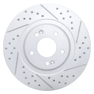 DFC® - Drilled and Slotted Front Passenger Side Brake Rotor