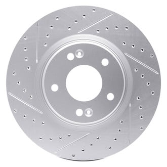 Dynamic Friction Company® - Drilled and Slotted Brake Rotor