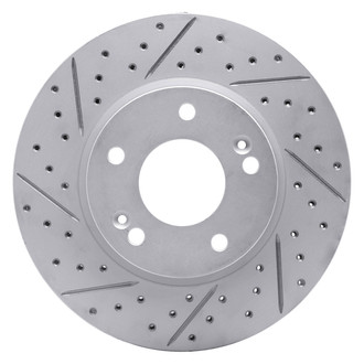 Dynamic Friction Company® - Drilled and Slotted Brake Rotor