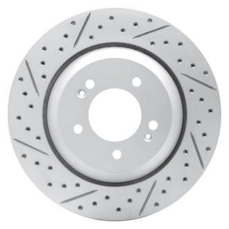 DFC® - Drilled and Slotted Rear Driver Side Brake Rotor
