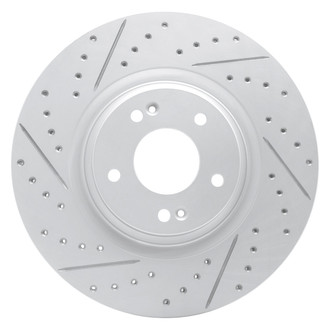 Dynamic Friction Company® - Drilled and Slotted Brake Rotor
