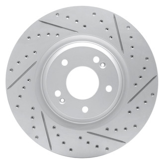 DFC® - Drilled and Slotted Front Passenger Side Brake Rotor