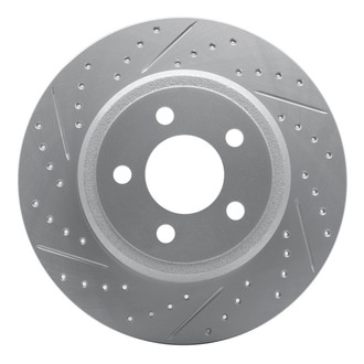DFC® - Drilled and Slotted Rear Driver Side Brake Rotor