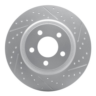 DFC® - Drilled and Slotted Rear Passenger Side Brake Rotor