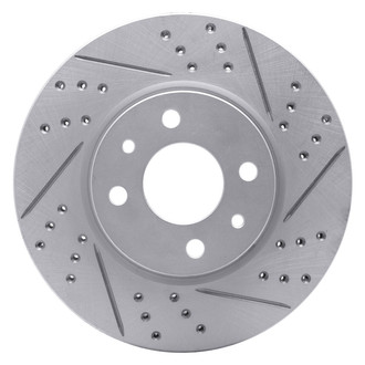DFC® - Drilled and Slotted Front Passenger Side Brake Rotor