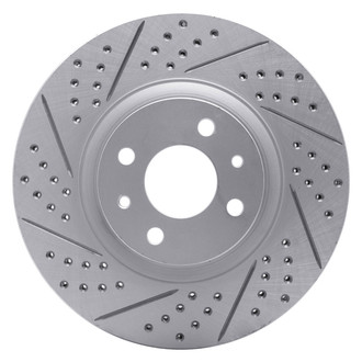 Dynamic Friction Company® - Drilled and Slotted Brake Rotor