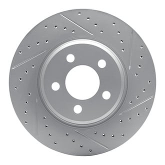 DFC® - Drilled and Slotted Rear Passenger Side Brake Rotor