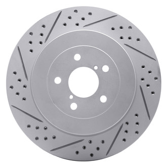 DFC® - Drilled and Slotted Rear Driver Side Brake Rotor