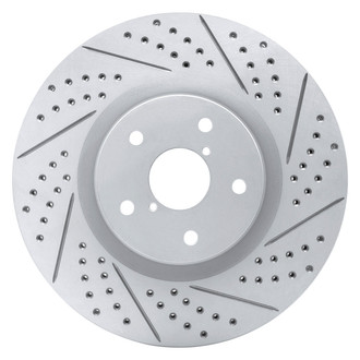 DFC® - Drilled and Slotted Front Passenger Side Brake Rotor