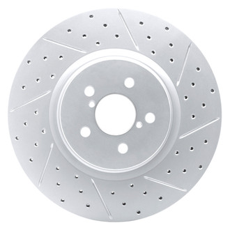 DFC® - Drilled and Slotted Front Passenger Side Brake Rotor