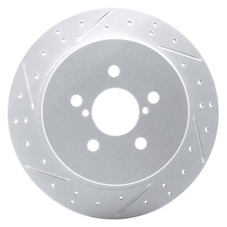 DFC® - Drilled and Slotted Rear Driver Side Brake Rotor