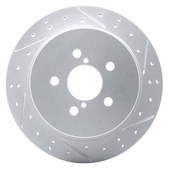 DFC® - Drilled and Slotted Rear Passenger Side Brake Rotor