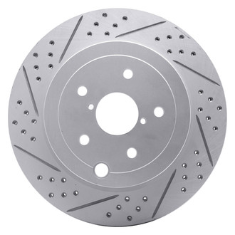DFC® - Drilled and Slotted Rear Driver Side Brake Rotor